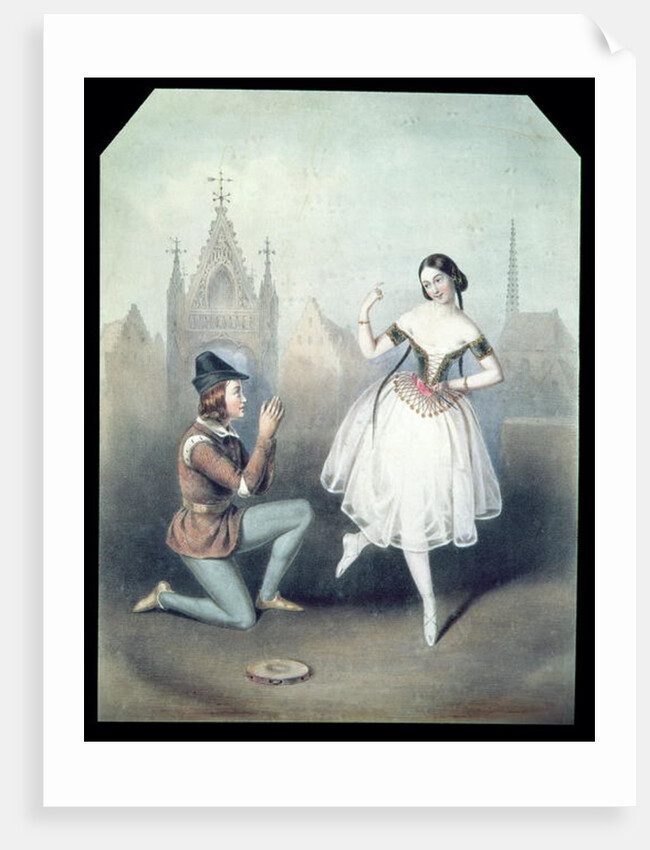 La Esmeralda: Carlotta Grisi & Jules Perrot by Augustus Jules Bouvier