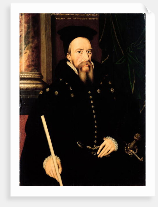 Portrait of William Cecil, Lord High Treasurer by Arnold von Brounckhorst