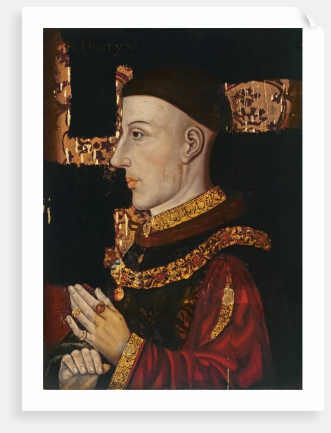 Portrait of Henry V by School English