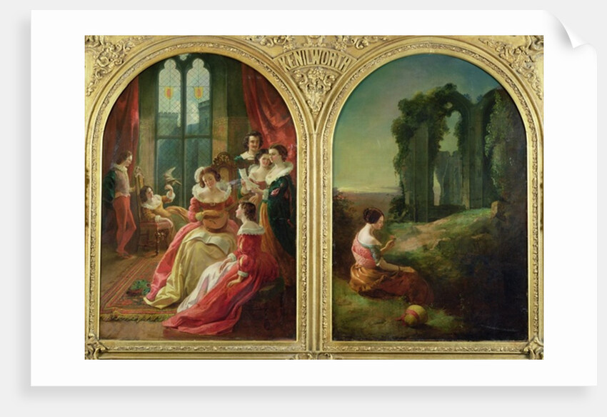 Kenilworth Castle - Past and Present, 1854 by John Eaton Walker