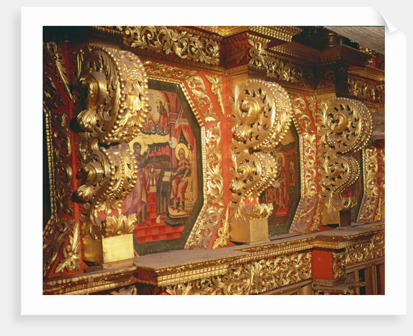 Icon of the Annunciation to the Virgin by School Russian