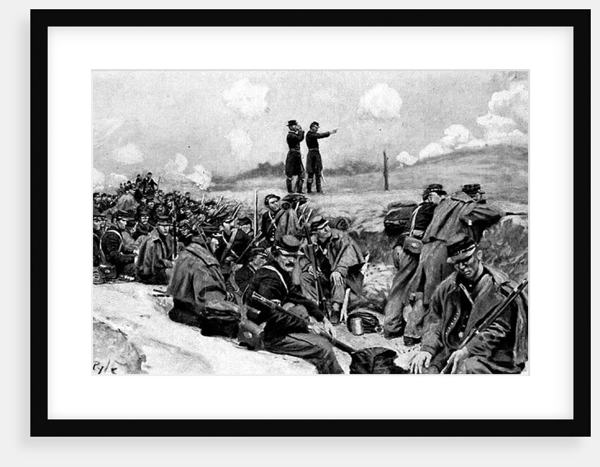 They Awaited the Order to Charge by Howard Pyle (after)