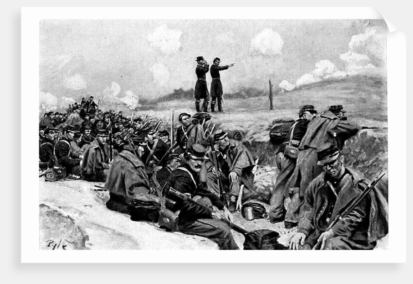 They Awaited the Order to Charge by Howard Pyle (after)