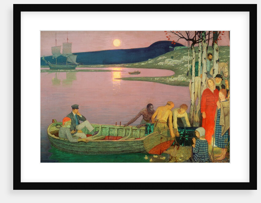 The Call of the Sea, 1925 by Frederick Cayley Robinson