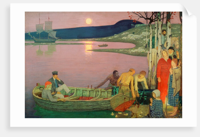 The Call of the Sea, 1925 by Frederick Cayley Robinson