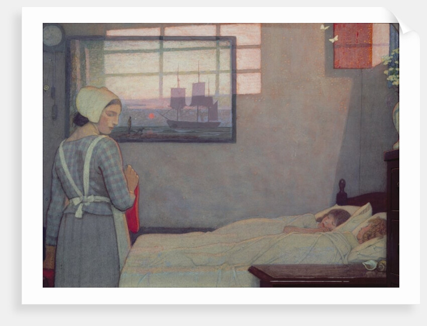 A Summer Evening, c.1925 by Frederick Cayley Robinson