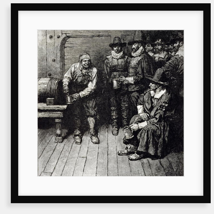 The Master Caused us to have some Beere, from Harper's Magazine, 1883 by Howard Pyle