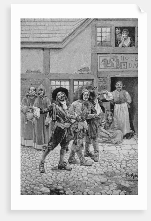 Coureurs de Bois by Howard (after) Pyle