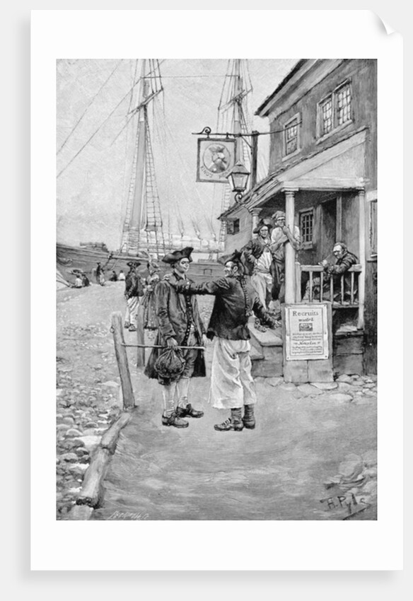 Brownejohn's Wharf, New York by Howard Pyle