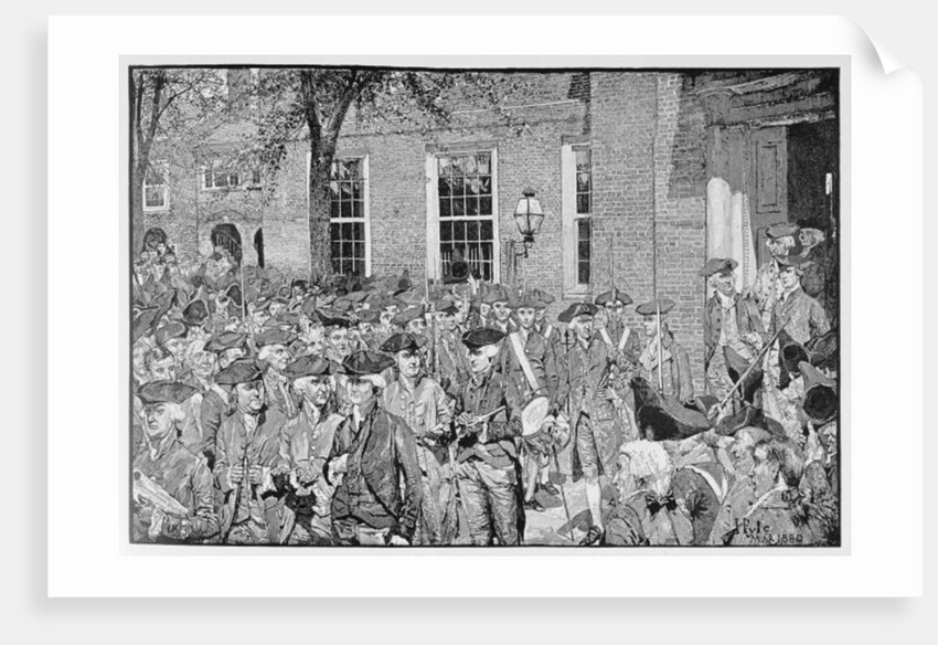 The First Public Reading of the Declaration of Independence by Howard (after) Pyle