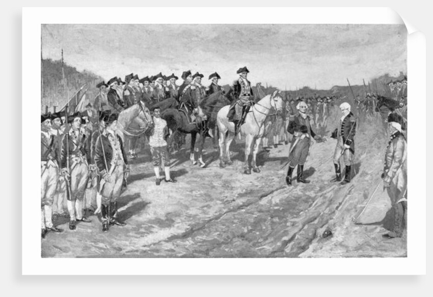 The Surrender of Cornwallis at Yorktown by Howard (after) Pyle