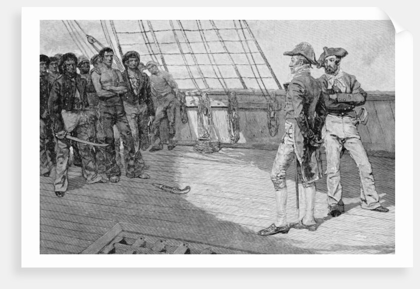 Impressment of American Seamen by Howard (after) Pyle