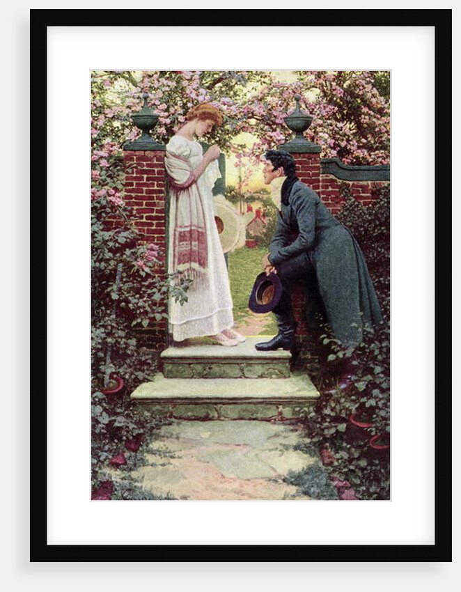 When All the World Seemed Young, pub. in Harper's Magazine, 1909 by Howard (after) Pyle