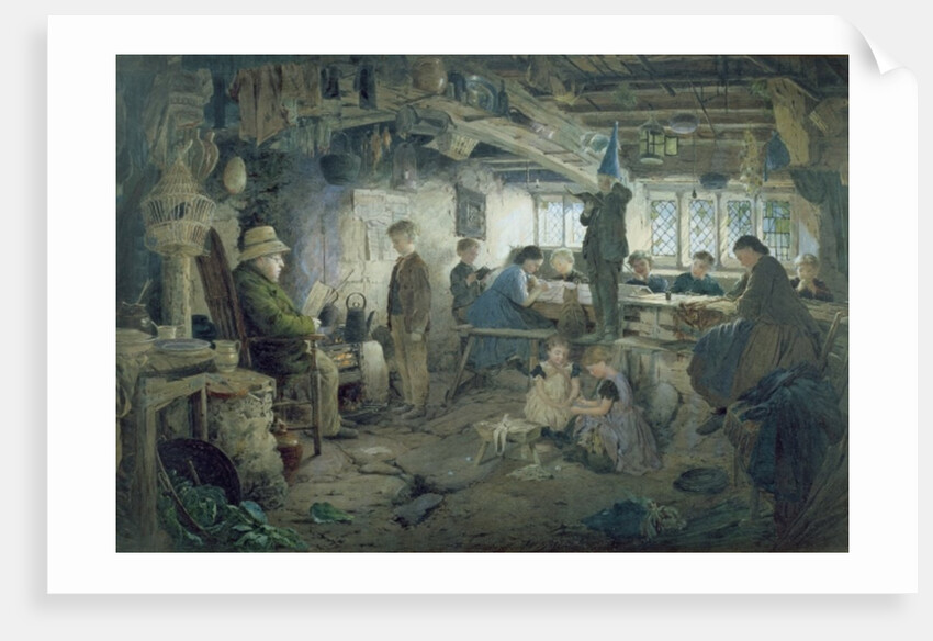 The Strict School Master, 1868 by William Jabez Muckley