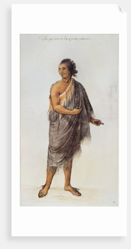 Old Indian Man by John White