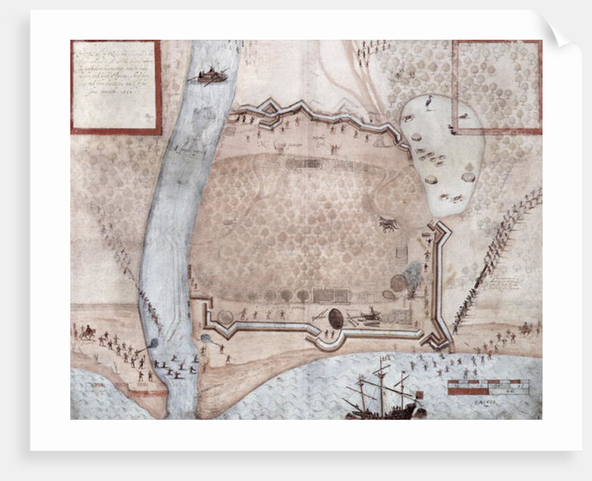 Fortified Encampment, Puerto Rico by John White