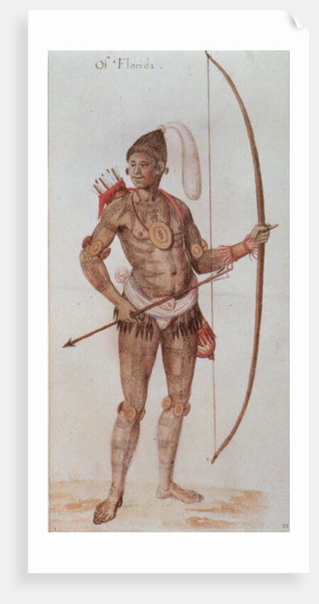 Indian Man of Florida by John White