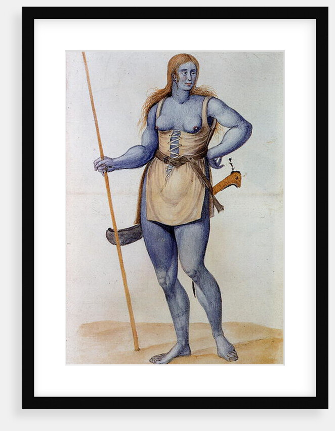 Ancient British Woman by John White