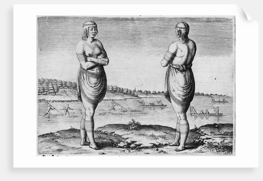 Indian Woman of Secoton by John (after) White