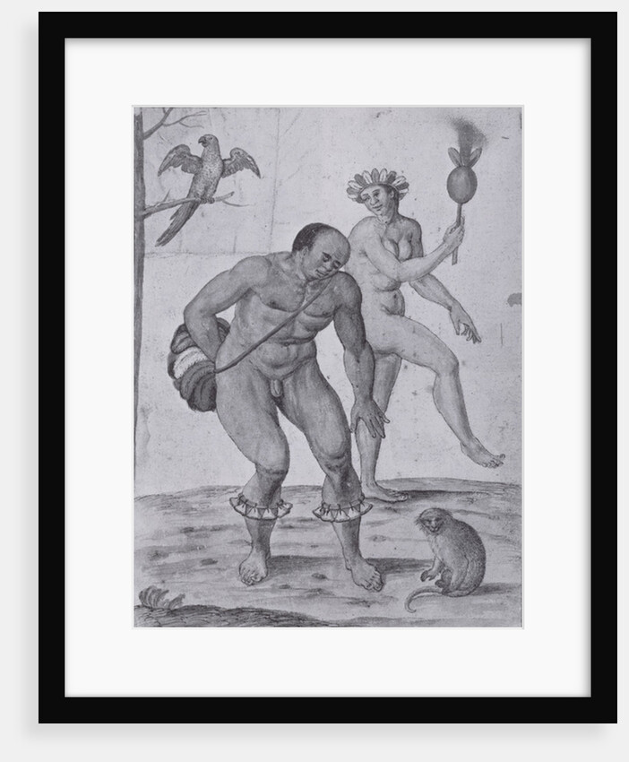 Brazilian Indians Dancing by John (after) White