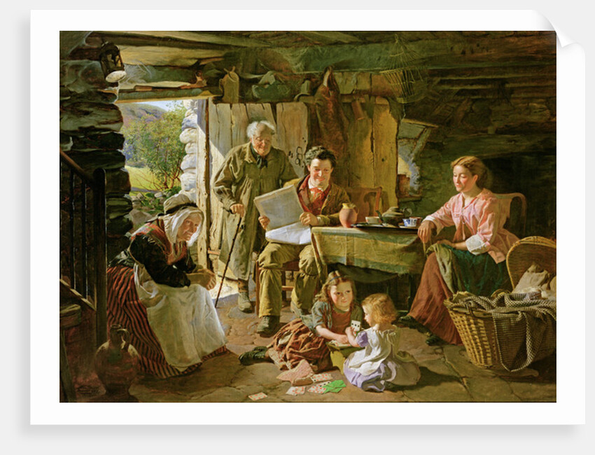 Cottage Interior, 1868 by William Henry Midwood
