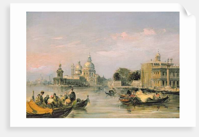 Santa Maria della Salute, Venice, 19th century by Edward Pritchett