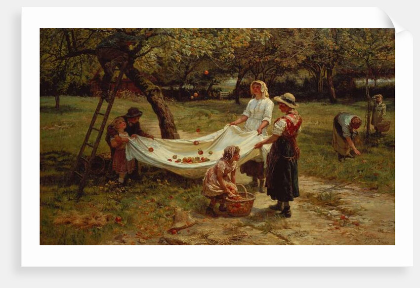 The Apple Gatherers, 1880 by Frederick Morgan