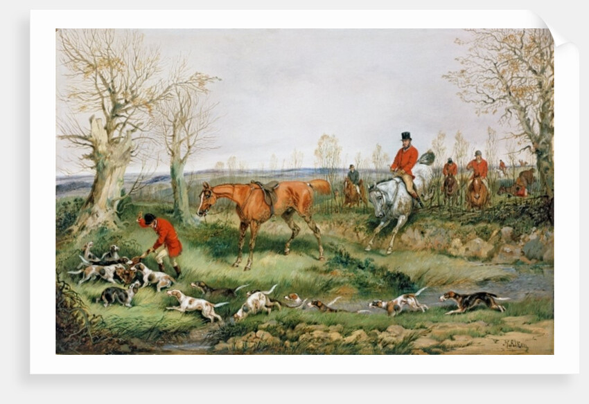 Hunting Scene by Henry Thomas Alken