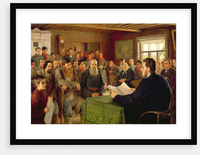 Sunday Reading at a Country School, 1895 by Nikolai Petrovich Bogdanov-Belsky