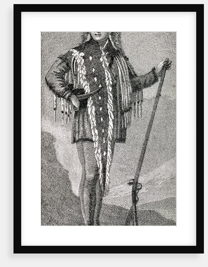 Portrait of Meriwether Lewis engraved by Stuckland, published in the Analectic Magazine, 1815 by American School