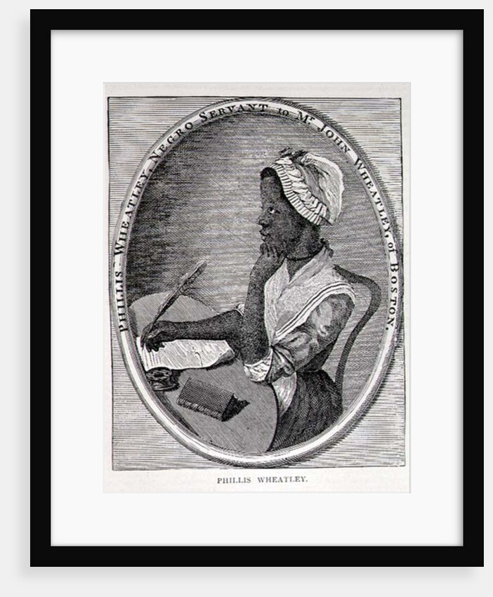 Portrait of Phillis Wheatley by American School