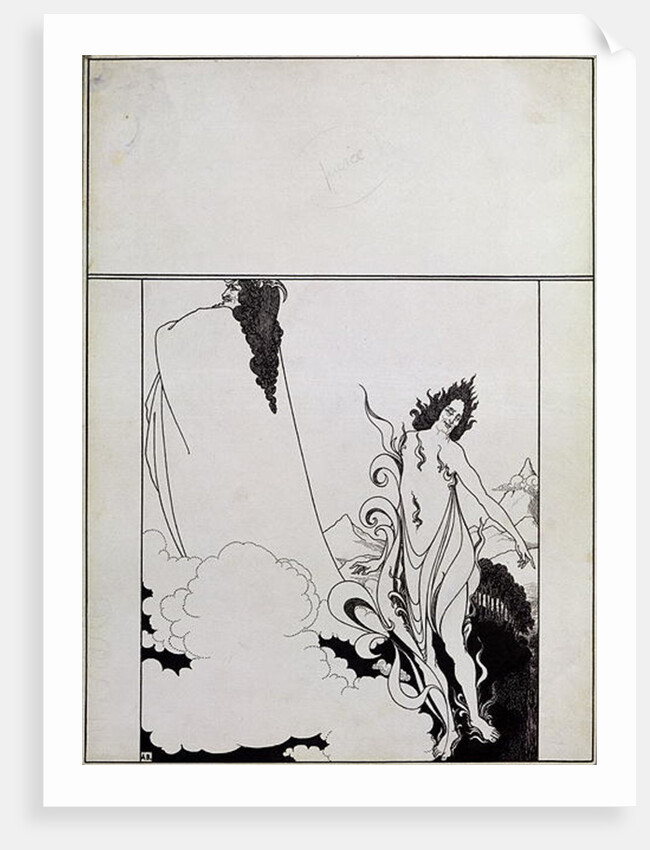 Fourth tableau of Das Rheingold, c.1897 by Aubrey Beardsley