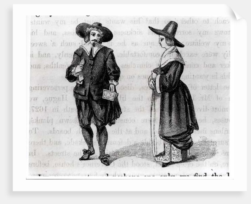 Costume of the Pilgrims by American School