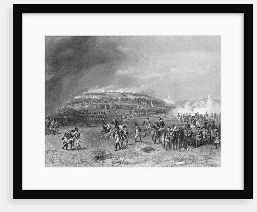 Battle of Bunker's Hill, 17th June 1775 by Alonzo (after) Chappel