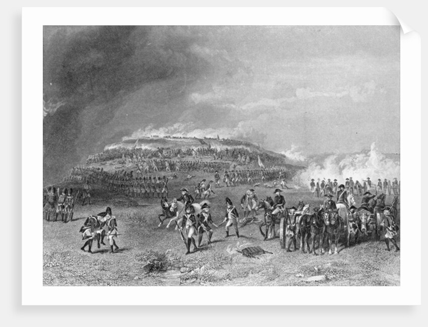 Battle of Bunker's Hill, 17th June 1775 by Alonzo (after) Chappel