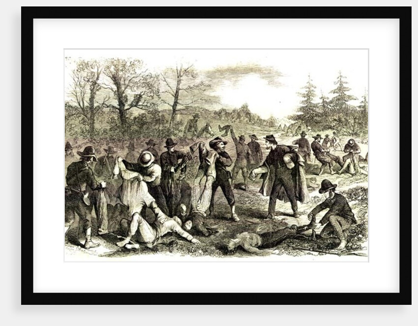 Scenes in the War: Rebel Soldiers after Battle 'Peeling' the Fallen Union Soldiers by American School