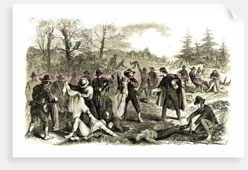 Scenes in the War: Rebel Soldiers after Battle 'Peeling' the Fallen Union Soldiers by American School