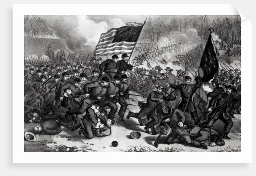 The Second Battle of Bull Run, Fought 29th August 1862, pub. by Currier and Ives by American School