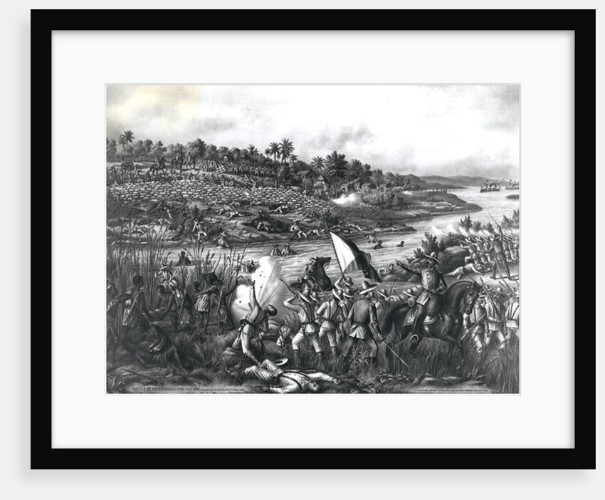 Battle of Paceo, Philippines, 4th-5th February 1899 by American School