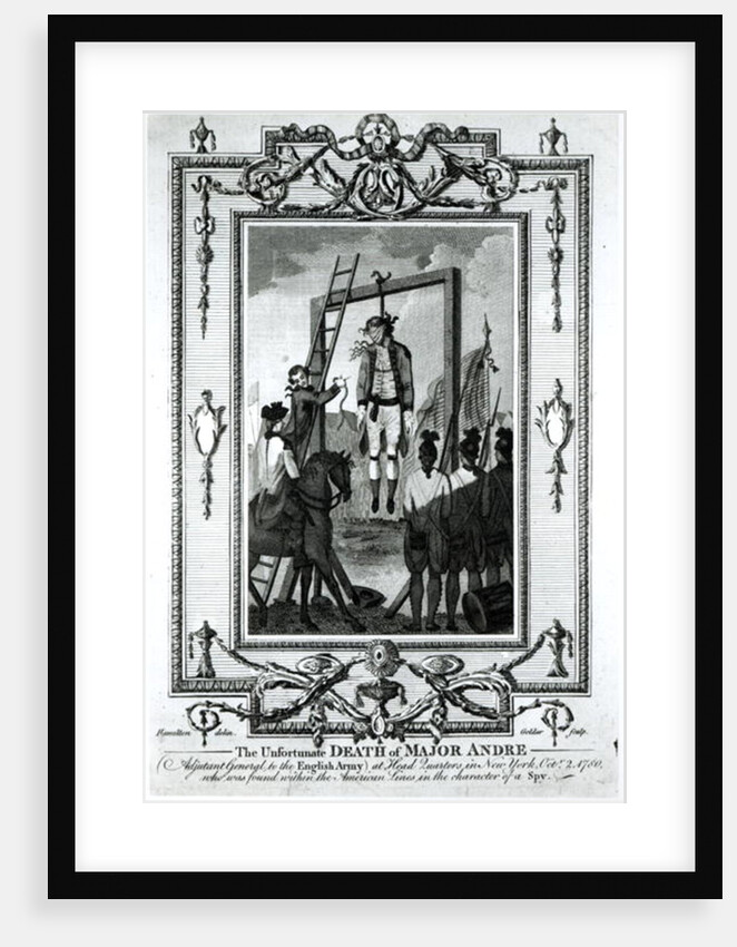 The Unfortunate Death of Major Andre, Adjutant General to the English Army by Hamilton