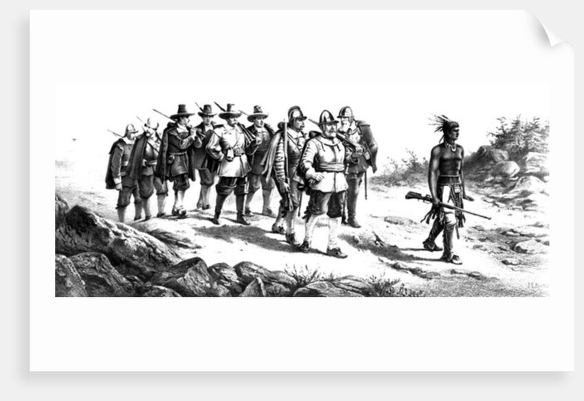 The March of Miles Standish by Joseph E. Baker