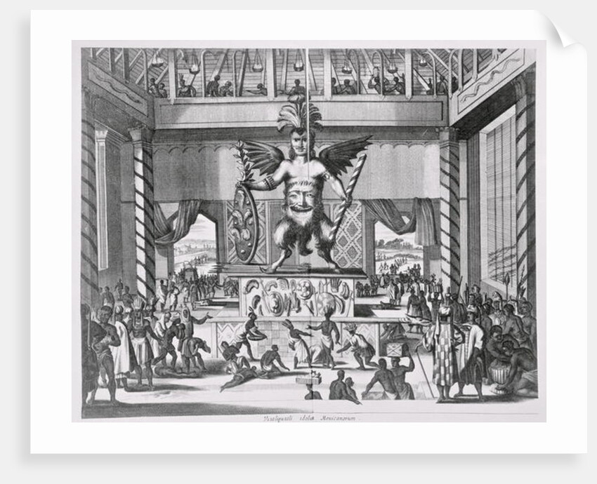 Mexican God Huitzilopochtli by Jacob van Meurs