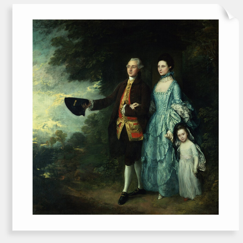 Mr. and Mrs. George Byam and their eldest daughter, Selina, c.1764 by Thomas Gainsborough