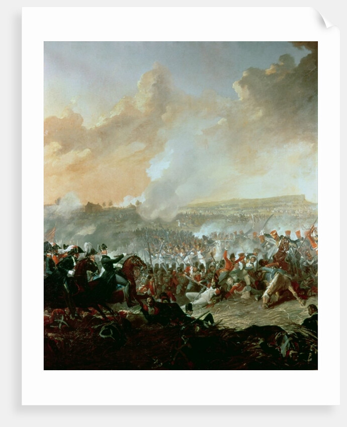 The Battle of Waterloo on 18th June 1815, 1816 by Denis Dighton