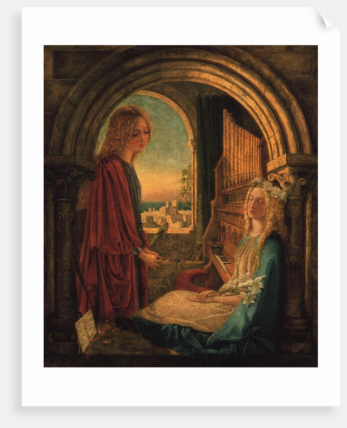 Annunciation, 1859 by Charlotte E. Babb