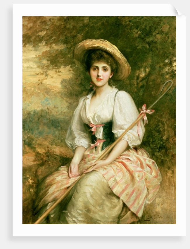 Mrs. Stuart M. Samuel as Phyllida, The Shepherdess by Samuel Luke Fildes