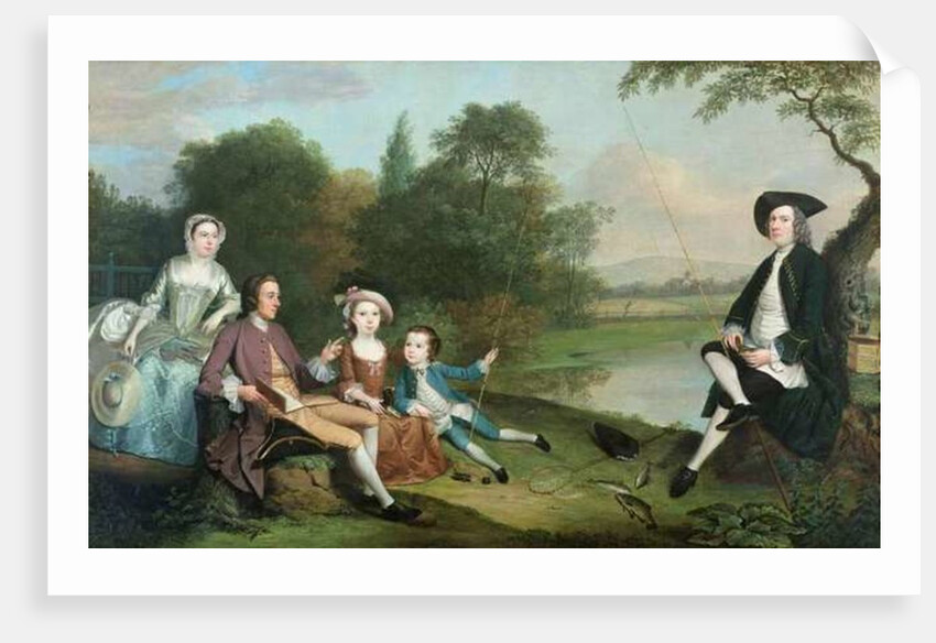 A family of Anglers, 1749 by Arthur Devis