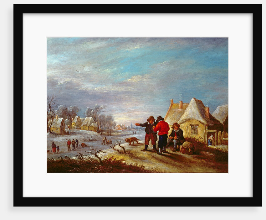 Late winter in Flanders by Theobald Michau