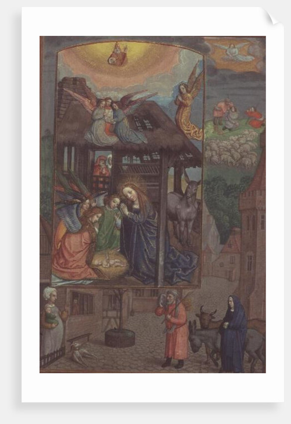 Codex Ser Nov 2844 Birth of Christ by Flemish School