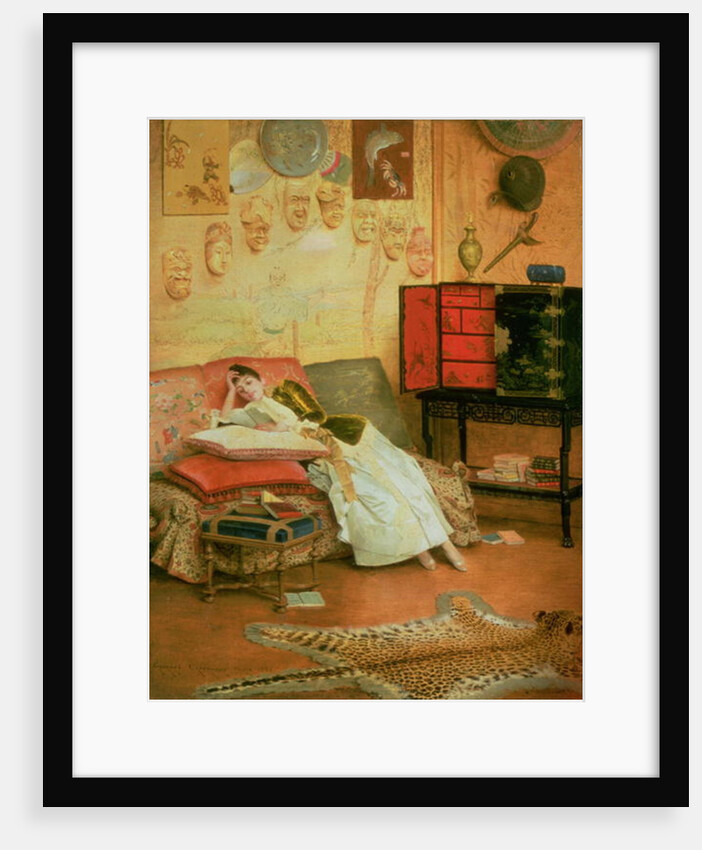 La Liseuse, c.1900 by Georges Croegaert